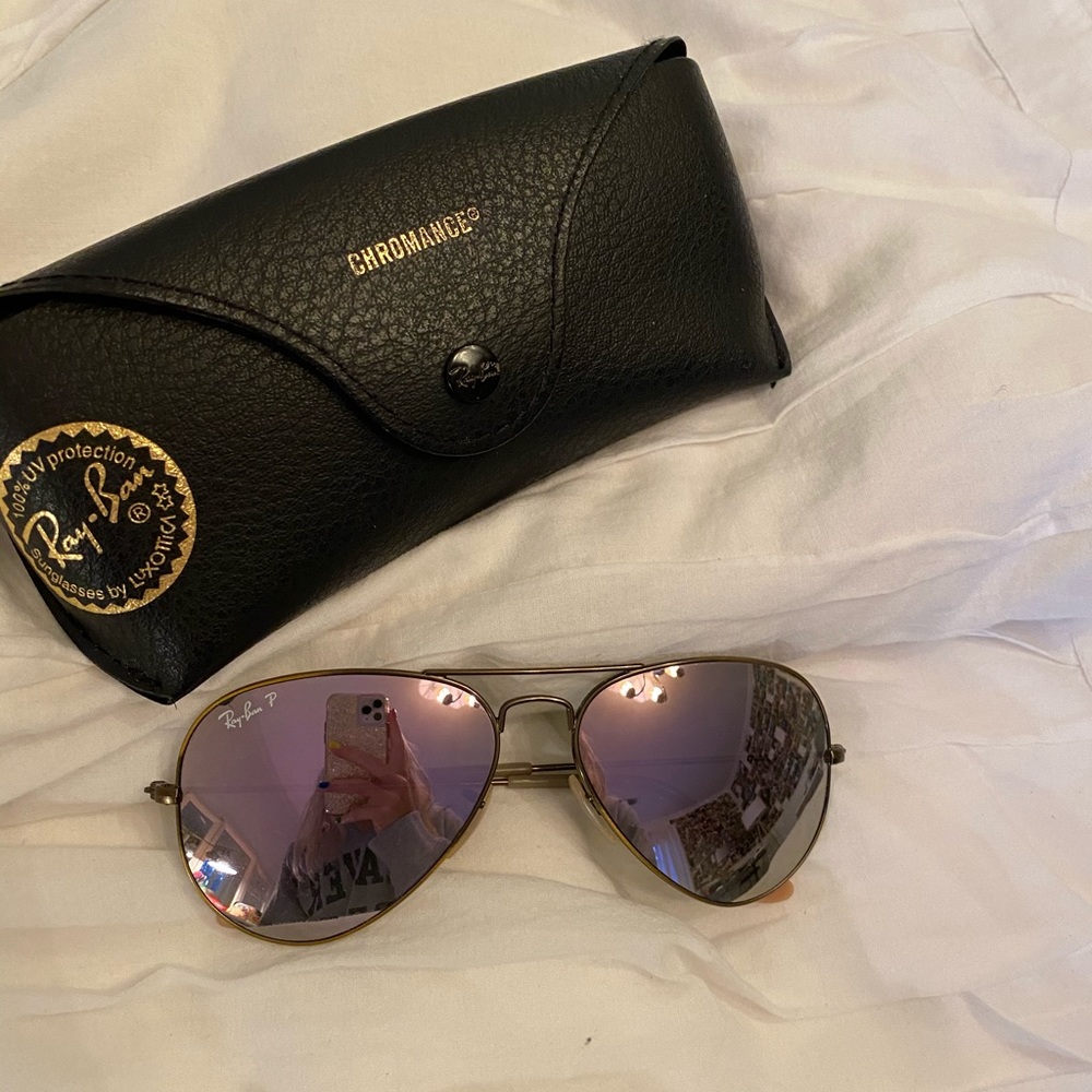 Polarized ray bans- great condition!